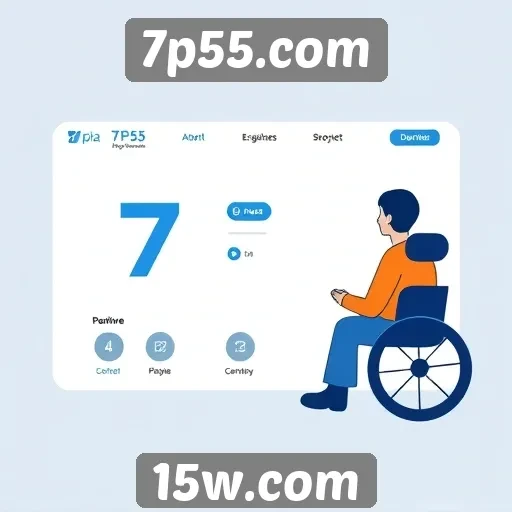 Acessibilidade e interface do usuário no 7p55.com